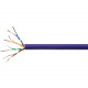 Monoprice Cat. 5e UTP Network Cable - 250 ft Category 5e Network Cable for Network Device - Bare Wire - Bare Wire - Purple 14780
