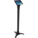 Compulocks Brands Inc. Universal Tablet Cling 2.0 Branded Floor Stand Mount BrandME - Black - Up to 13" Screen Support - 2 lb Load Capacity - 45" Height x 6" Width x 4.5" Depth - Floor - Aluminum, Cast Iron - Black - TAA Compliance 147