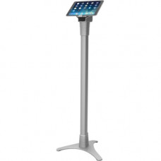 Compulocks Brands Inc. Universal Tablet Cling 2.0 Floor Adjustable Stand Mount - Silver - Up to 13" Screen Support - 2 lb Load Capacity - 45" Height x 6" Width x 4.5" Depth - Floor - Aluminum, Cast Iron - Silver - TAA Compliance 147SUC