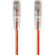 Monoprice SlimRun Cat6 28AWG UTP Ethernet Network Cable, 3ft Orange - 3 ft Category 6 Network Cable for Network Device - First End: 1 x RJ-45 Male Network - Second End: 1 x RJ-45 Male Network - Patch Cable - Orange 14807