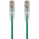 Monoprice SlimRun Cat6 28AWG UTP Ethernet Network Cable, 3ft Green - 3 ft Category 6 Network Cable for Network Device - First End: 1 x RJ-45 Male Network - Second End: 1 x RJ-45 Male Network - Patch Cable - Green 14808