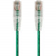 Monoprice SlimRun Cat6 28AWG UTP Ethernet Network Cable, 5ft Green - 5 ft Category 6 Network Cable for Network Device - First End: 1 x RJ-45 Male Network - Second End: 1 x RJ-45 Male Network - Patch Cable - Green 14812