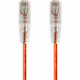 Monoprice SlimRun Cat6 28AWG UTP Ethernet Network Cable, 14ft Orange - 14 ft Category 6 Network Cable for Network Device - First End: 1 x RJ-45 Male Network - Second End: 1 x RJ-45 Male Network - Patch Cable - Orange 14823