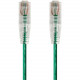 Monoprice SlimRun Cat6 28AWG UTP Ethernet Network Cable, 14ft Green - 14 ft Category 6 Network Cable for Network Device - First End: 1 x RJ-45 Male Network - Second End: 1 x RJ-45 Male Network - Patch Cable - Green 14824