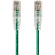 Monoprice SlimRun Cat6 28AWG UTP Ethernet Network Cable, 20ft Green - 20 ft Category 6 Network Cable for Network Device - First End: 1 x RJ-45 Male Network - Second End: 1 x RJ-45 Male Network - Patch Cable - Green 14828