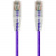Monoprice SlimRun Cat6 28AWG UTP Ethernet Network Cable, 20ft Purple - 20 ft Category 6 Network Cable for Network Device - First End: 1 x RJ-45 Male Network - Second End: 1 x RJ-45 Male Network - Patch Cable - Purple 14829