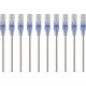 Monoprice 10-Pack, SlimRun Cat6A Ethernet Network Patch Cable, 10ft Gray - 10 ft Category 6a Network Cable for PC, Server, Printer, Router, Network Media Player, VoIP Device, PoE-enabled Device, Network Device - First End: 1 x RJ-45 Network - Male - Secon