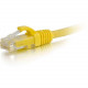C2g -50ft Cat5e Snagless Unshielded (UTP) Network Patch Cable - Yellow - Category 5e for Network Device - RJ-45 Male - RJ-45 Male - 50ft - Yellow 22142
