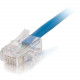C2g 7ft Cat5e Non-Booted Unshielded (UTP) Network Patch Cable (Plenum Rated) - Blue - Category 5e for Network Device - RJ-45 Male - RJ-45 Male - Plenum-Rated - 7ft - Blue - RoHS Compliance 15241