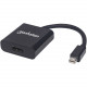 Manhattan Active Mini-DisplayPort to HDMI Adapter - Mini-DisplayPort Male to HDMI Female- 4K@60Hz-Black-Retail Bag 152570