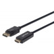 Manhattan 152679 video cable adapter 70.9" (1.8 m) DisplayPort HDMI Black 152679