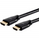 Monoprice Certified Premium High Speed HDMI Cable, HDR, 6ft Black - 6 ft HDMI A/V Cable for Audio/Video Device - First End: 1 x HDMI Male Digital Audio/Video - Second End: 1 x HDMI Male Digital Audio/Video - 2.25 GB/s - Supports up to 3840 x 2160 - Black 