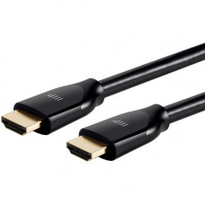 Monoprice Certified Premium High Speed HDMI Cable, HDR, 15ft Black - 15 ft HDMI A/V Cable for Audio/Video Device - First End: 1 x HDMI Male Digital Audio/Video - Second End: 1 x HDMI Male Digital Audio/Video - 2.25 GB/s - Supports up to 3840 x 2160 - Blac