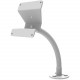 Compulocks Brands Inc. Tablet Kiosk Flexible Arm Mount - White - Steel - White - TAA Compliance 159W