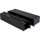 Innovation First Rack Solutions Patch Cable Organizer - Black - Plastic, Steel 160-5330