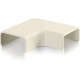 C2g Wiremold Uniduct 2800 9 Flat Elbow - Ivory - Ivory - Polyvinyl Chloride (PVC) 16007