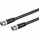 Monoprice Viper Series HD-SDI RG6 BNC Cable, 15ft - 15 ft Coaxial Video Cable for Video Device, HDTV - First End: 1 x BNC Video - Male - Second End: 1 x BNC Video - Male - 3 Gbit/s - Shielding - 18 AWG 16185