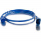 C2g Standard Power Cord - For PDU, Server, Switch - 250 V AC / 15 A - Blue - 6 ft Cord Length 17552