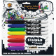 Newell Rubbermaid Sharpie Stained - Black, Blue, Green, Orange, Pink, Purple, Red, Yellow - 8 / Set - TAA Compliance 1779005