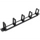 Rack Solution HORIZONTAL CABLE MANAGER - 1U , PLASTIC, BLACK HORIZONTAL CABLE MANAGEMENT BRACK - TAA Compliance 180-4959