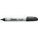 Newell Rubbermaid Sharpie Brush Tip Permanent Marker - Brush Marker Point Style - Black - 12 / Dozen - TAA Compliance 1810705