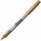 Newell Rubbermaid Sharpie Metallic Permanent Markers - Fine Marker Point - Gold Alcohol Based Ink - TAA Compliance 1823887