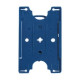 Brady Molded Rigid Convertible Card Holder - 3.5" x 2.25" - Plastic - Blue - TAA Compliance 1840-3012