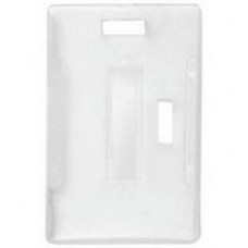 Brady Plastic Card Holder - 3.5" x 2.25" - Plastic - 100 Pack - TAA Compliance 1840-3025