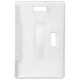 Brady Plastic Card Holder - 3.5" x 2.25" - Plastic - 100 Pack - TAA Compliance 1840-3025