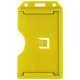 Brady Colored Molded Rigid Two-Sided Multi-Card Holder - 4.25" x 2" - Plastic - Yellow 1840-3089