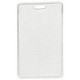 Brady Vertical Top-Load Proximity Card Badge Holder with Slot - 3" x 4" - Vinyl - 100 / Pack - Clear - TAA Compliance 1840-5050