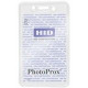 Brady Vertical Top-Load Proximity Card Badge Holder with Slot/Chain Holes - 4.45" x 2.68" - Vinyl - 100 / Pack - Clear - TAA Compliance 1840-5060