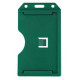 Brady Open Face Card Holder - 2.64" x 3.62" - 100 / Pack - Green - TAA Compliance 1840-8164