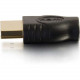 C2g HDMI to HDMI Micro Adapter - Female to Male - 1 x HDMI (Type A) Male Digital Audio/Video - 1 x HDMI (Micro Type D) Female Digital Audio/Video - Black 18406