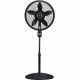 Lasko 1843 Floor Fan - 18" Diameter - 3 Speed - Adjustable Height, Oscillating, Quiet, Programmable, Remote - Black 1843