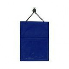 Brady All-In-One Holder - 7.25" x 5.18" - Nylon, Vinyl - 100 / Pack - Blue, Clear 1860-2502