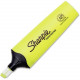 Newell Rubbermaid Sharpie Clear View Highlighter - Thin, Thick Marker Point - Chisel Marker Point Style - Fluorescent Yellow - 1 Each 1897847