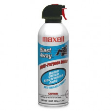 Maxell All-purpose Duster Canned Air - For Multipurpose - 10 fl oz - 1 Each - Blue, White - TAA Compliance 190025