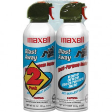 Maxell CA-4 Blast Away Canned Air Duster - For Keyboard, Electronic Equipment - 2 Pack 190026