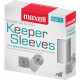 Maxell CD/DVD Keeper Sleeves - Clear (50 Pack) - Sleeve - Plastic - Clear 190150