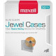 Maxell Jewel Cases Slim Line - Clear (30 Pack) - Jewel Case - Clear 190159