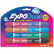 Newell Rubbermaid Expo 2-in-1 Dry Erase Markers - Chisel Marker Point Style - Assorted - 4 / Pack 1944656