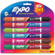 Newell Rubbermaid Expo 2-in-1 Dry Erase Markers - Chisel Marker Point Style - Assorted - 6 / Pack 1944657