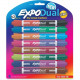 Newell Rubbermaid Expo 2-in-1 Dry Erase Markers - Chisel Marker Point Style - Assorted - 8 / Pack 1944658