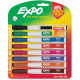 Newell Rubbermaid Expo Eraser Cap Fine Magnetic Dry Erase Markers - Medium, Fine, Broad Marker Point - Assorted - 8 / Pack 1944748