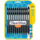 Newell Rubbermaid Paper Mate Inkjoy 300 RT Ballpoint Pens - 1 mm Pen Point Size - Black - Black Barrel - 24 / Pack 1945925