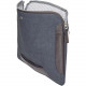 Brenthaven Collins Carrying Case (Sleeve) Tablet, Pen, Accessories - Indigo - Damage Resistant, Drop Resistant - Chambray, Vegan Leather - Handle - 9.3" Height x 13" Width x 0.3" Depth 1947