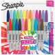 Newell Rubbermaid Sharpie Color Burst Permanent Marker - Fine Marker Point - Pink - 24 - TAA Compliance 1949557