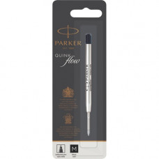 Newell Rubbermaid Parker Quinkflow Black Ink Ballpen Refill - Medium Point - Black Ink - Smooth Writing, Quick-drying Ink - 1 Each - TAA Compliance 1950369