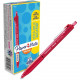 Newell Rubbermaid Paper Mate Inkjoy 300 RT Ballpoint Pens - 1 mm Pen Point Size - Red - Red Barrel - 12 / Dozen 1951258